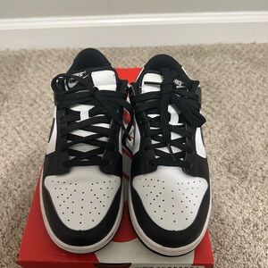 Nike Women’s Dunk Low Retro "Panda" in the white and black